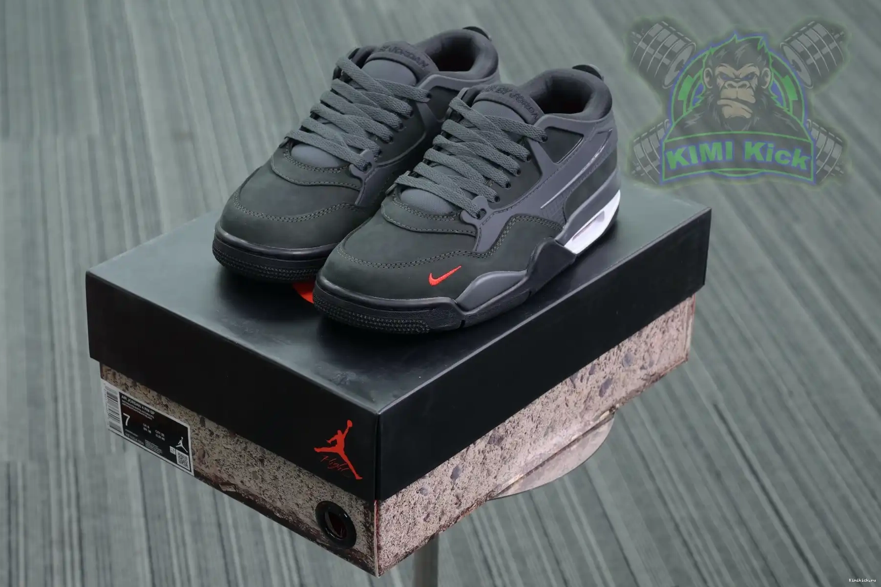 Jordan Nigel SP RM “Anthracite” x Kimikick Jordan 4 Sylvester Air 0427